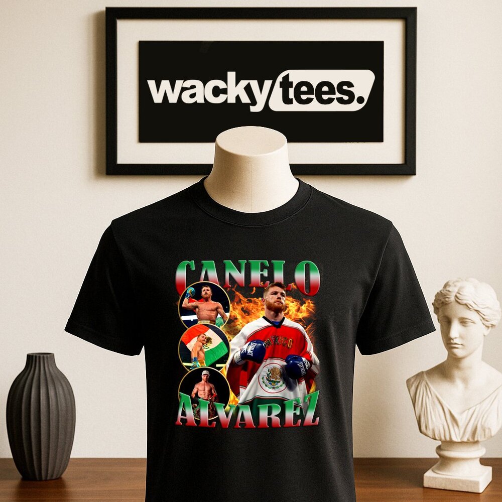 Canelo Alvarez Mexico Lindo Campeon Graphic Tee Shirt